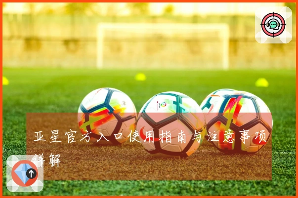 亚星官方入口使用指南与注意事项详解